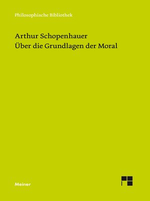 cover image of Über die Grundlage der Moral